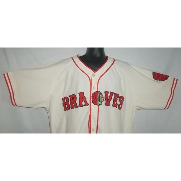 Babe Ruth Boston Braves Mitchell & Ness Cooperstown Collection Jersey 3XL 56 - Picture 2 of 9